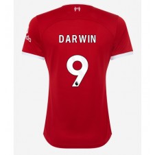 Liverpool Darwin Nunez #9 Hjemmedrakt Kvinner 2023-24 Kortermet